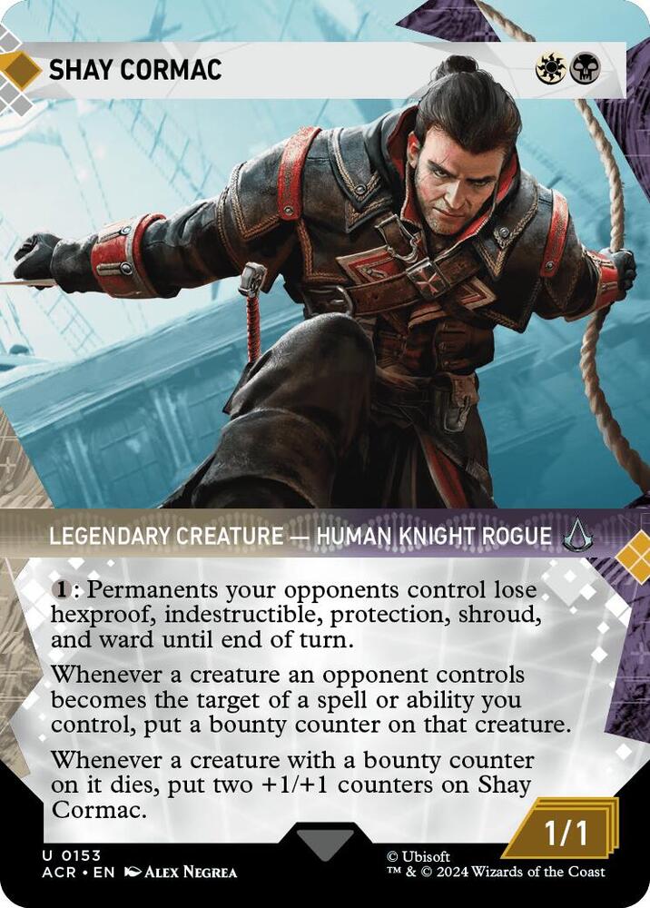 Shay Cormac (Showcase) 153 card from Universes Beyond: Assassin's Creed