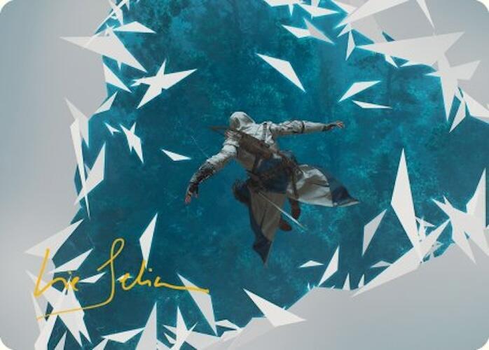 Restart Sequence Art Card (Gold-Stamped Signature) 3 card from Art Series: Universes Beyond: Assassin's Creed