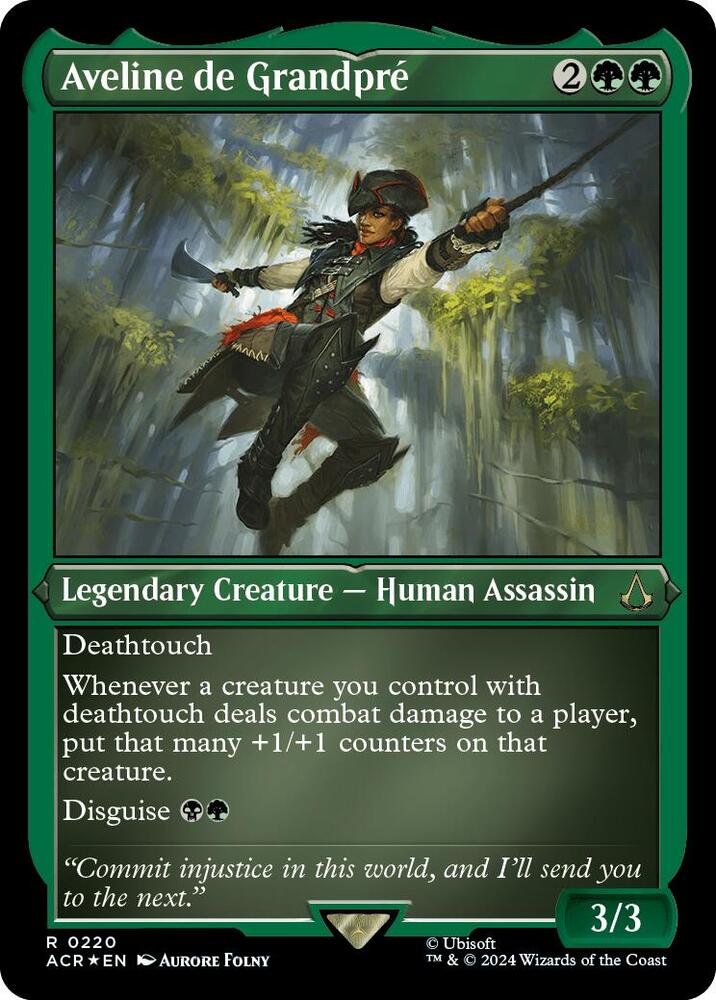 Aveline de Grandpre (Foil Etched) 220 card from Universes Beyond: Assassin's Creed