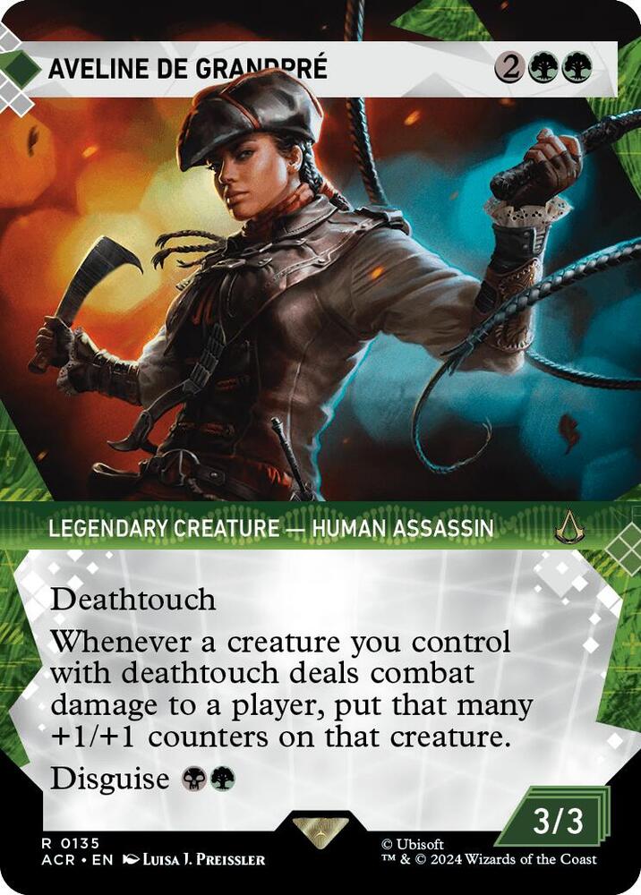 Aveline de Grandpre (Showcase) 135 card from Universes Beyond: Assassin's Creed