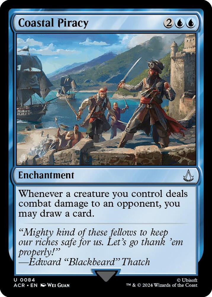 Coastal Piracy 84 card from Universes Beyond: Assassin's Creed