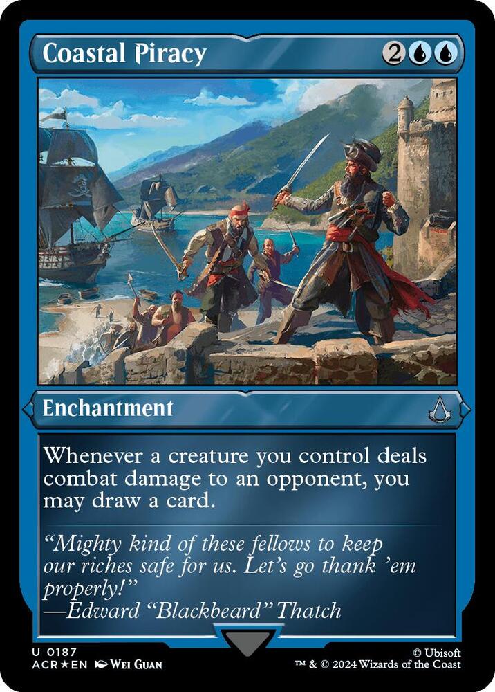 Coastal Piracy (Foil Etched) 187 card from Universes Beyond: Assassin's Creed
