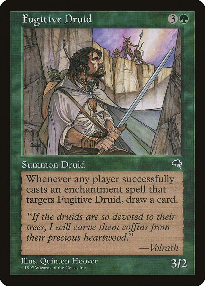 Fugitive Druid 229 card from Tempest