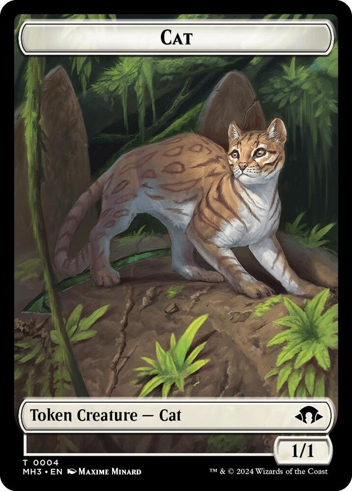 Cat // Energy Reserve Double-Sided Token 4 // 36 card from Modern Horizons 3