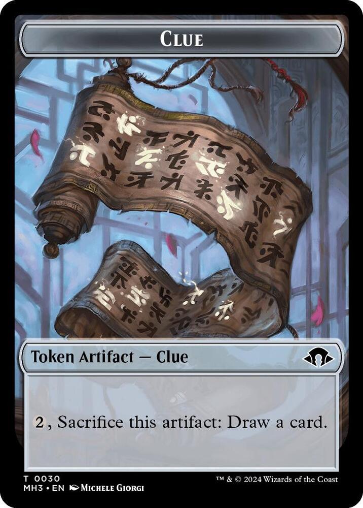 Clue Token // Energy Reserve Double-Sided Token 30 // 36 card from Modern Horizons 3