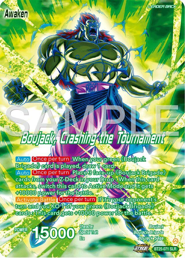 Boujack Brigade // Boujack, Crashing the Tournament (SLR) BT25-071 card from Legend of the Dragon Balls
