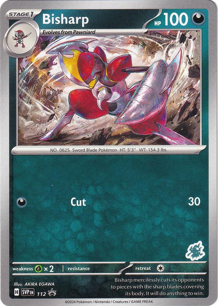 Bisharp - Darkrai Deck 112 card from Battle Academy 2024