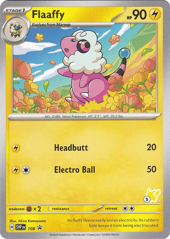 Flaaffy - Pikachu 5 108 card from Battle Academy 2024