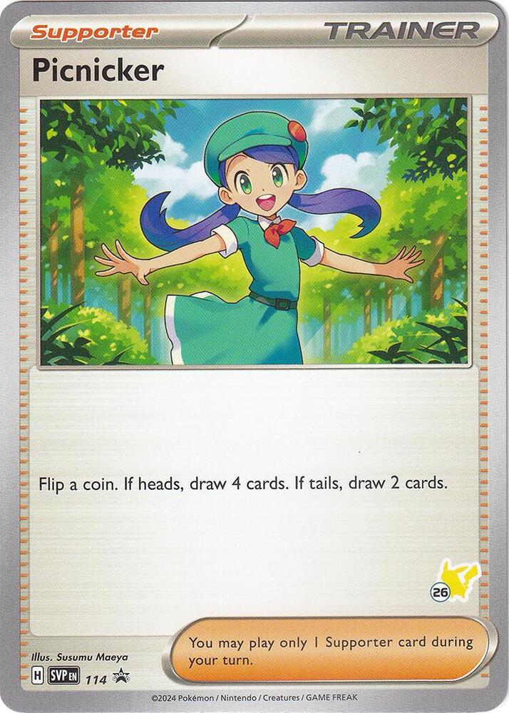 Picnicker - Pikachu 26 114 card from Battle Academy 2024