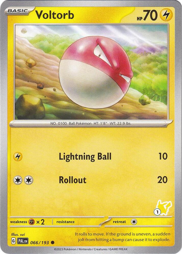 Voltorb - Pikachu 1 066/193 card from Battle Academy 2024