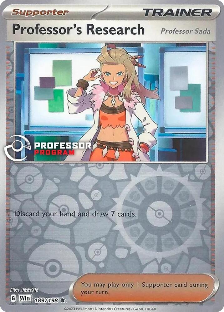 Professor's Research (2023) 189/198 card from Professor Program Promos