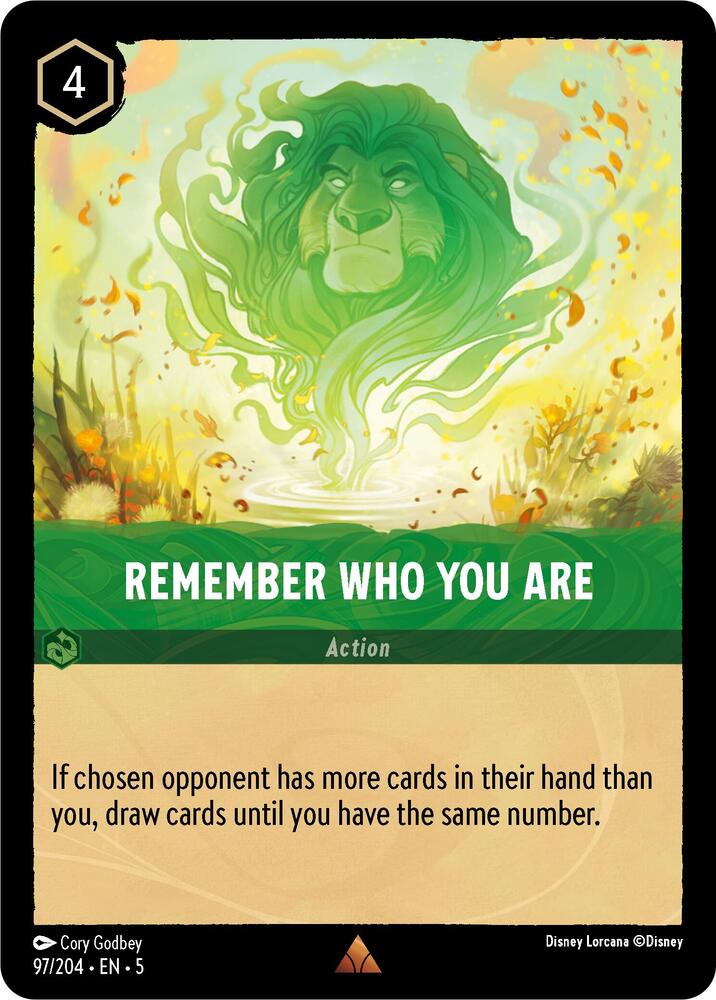 Remember Who You Are 97/204 card from Shimmering Skies