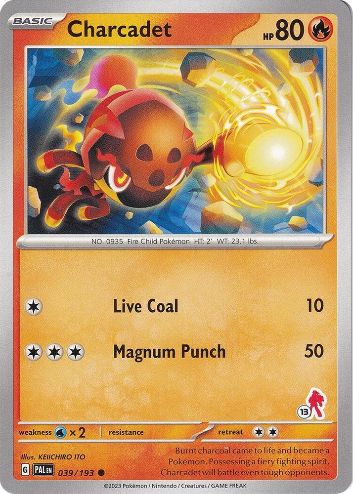 Charcadet - Armarouge 13 039/193 card from Battle Academy 2024