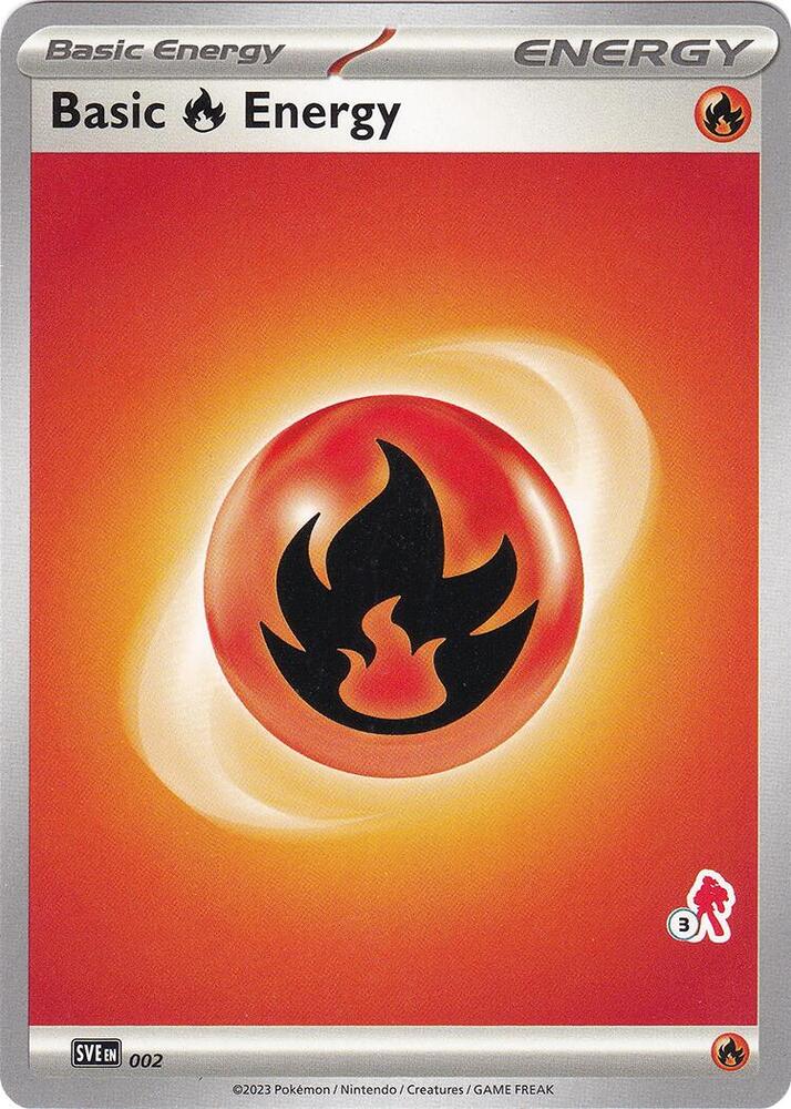 Basic Fire Energy - Armarouge 3 002 card from Battle Academy 2024