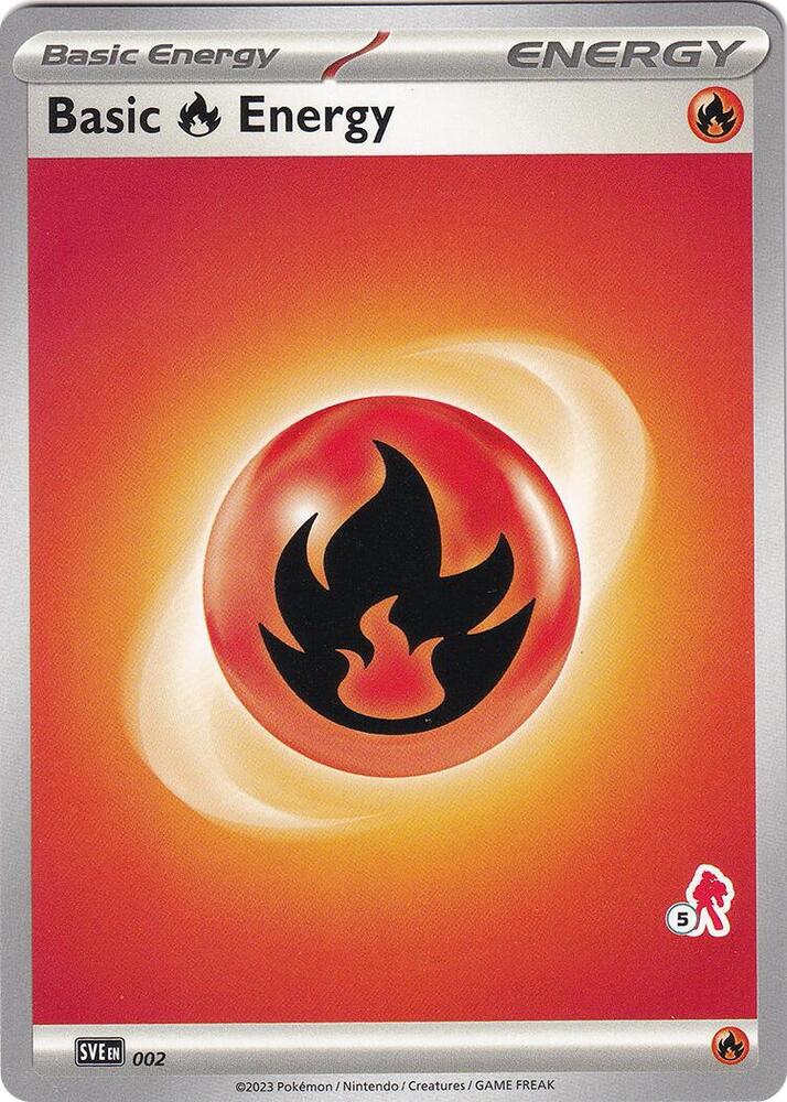 Basic Fire Energy - Armarouge 5 002 card from Battle Academy 2024
