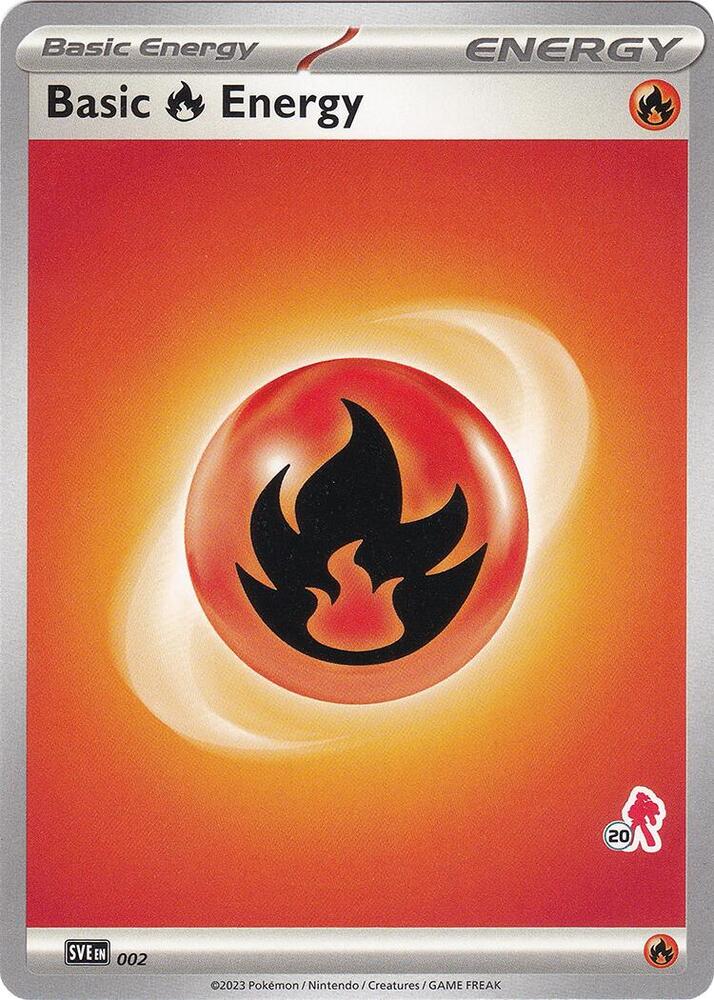 Basic Fire Energy - Armarouge 20 002 card from Battle Academy 2024