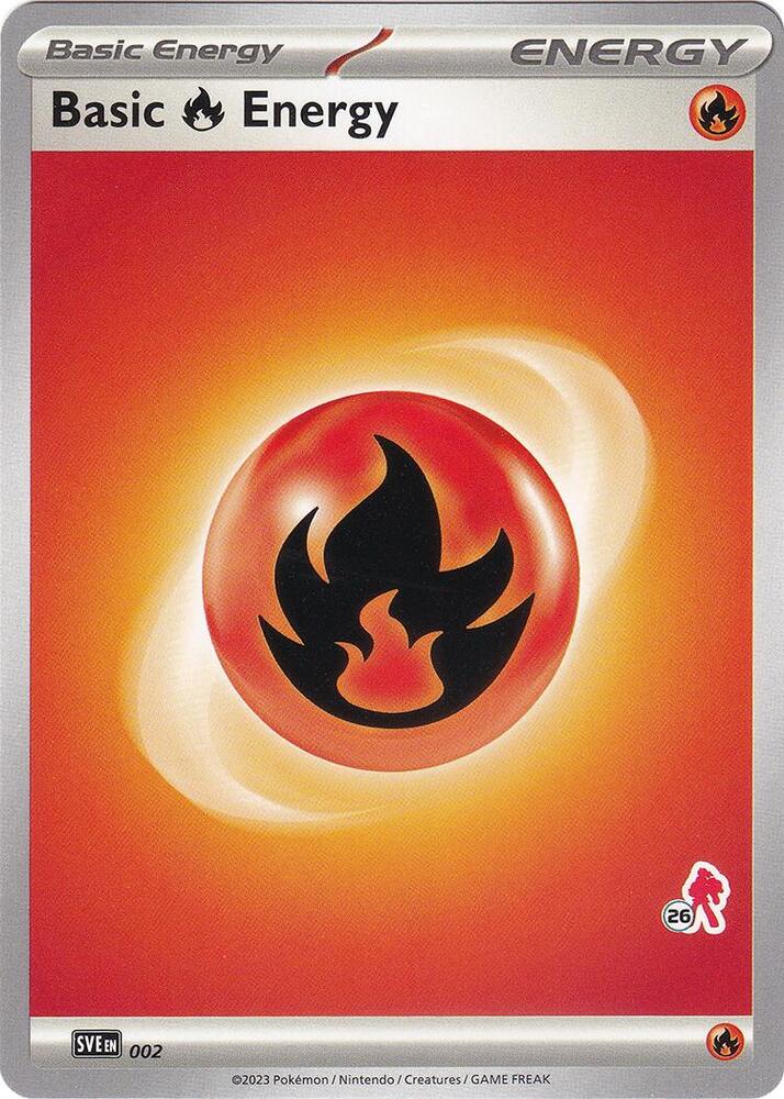 Basic Fire Energy - Armarouge 26 002 card from Battle Academy 2024
