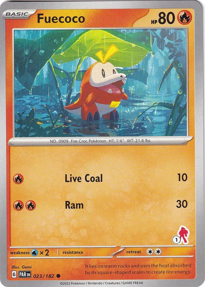 Fuecoco - Armarouge 1 023/182 card from Battle Academy 2024