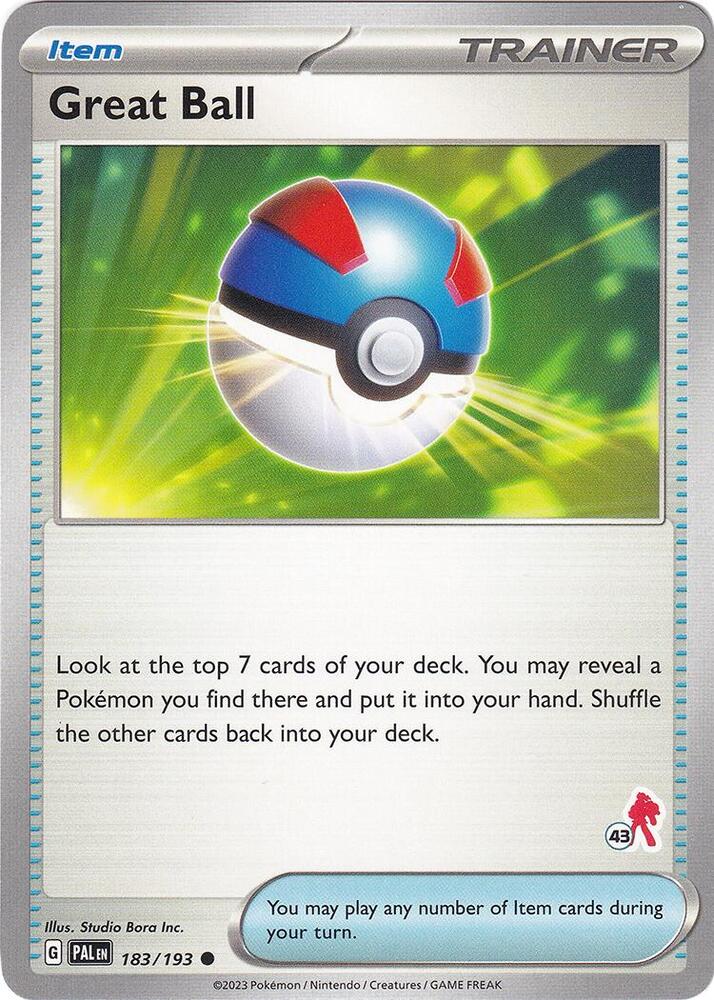 Great Ball - Armarouge 43 183/193 card from Battle Academy 2024