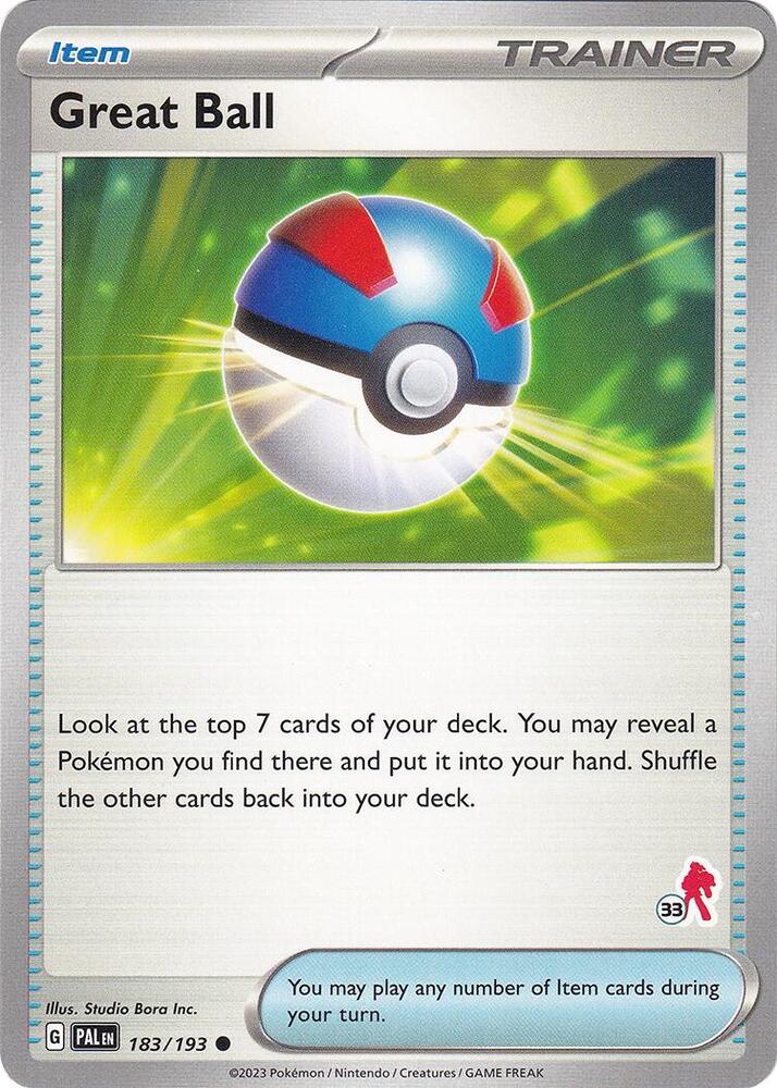 Great Ball - Armarouge 33 183/193 card from Battle Academy 2024