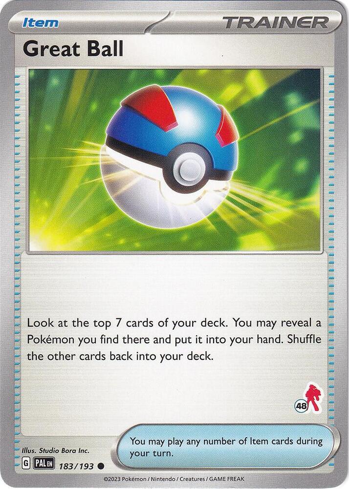 Great Ball - Armarouge 48 183/193 card from Battle Academy 2024
