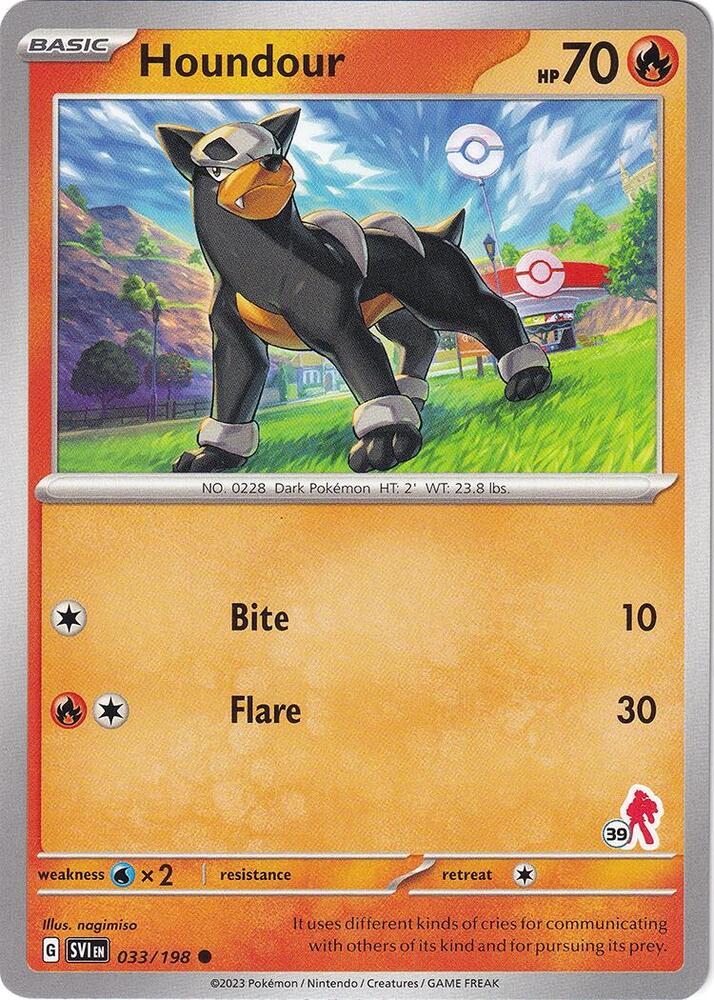 Houndour - Armarouge 39 033/198 card from Battle Academy 2024