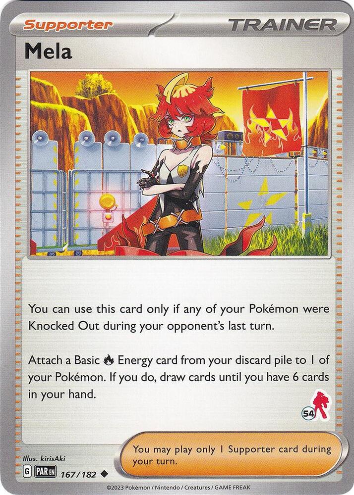 Mela - Armarouge 54 167/182 card from Battle Academy 2024
