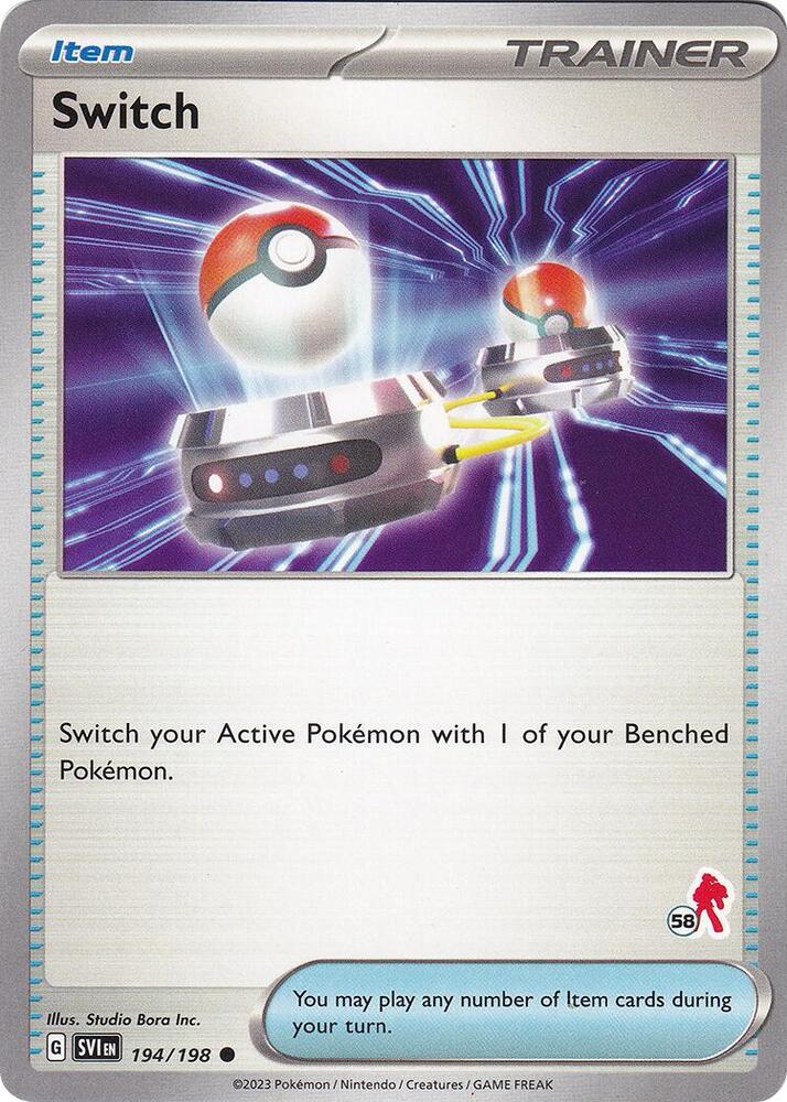 Switch - Armarouge 58 194/198 card from Battle Academy 2024