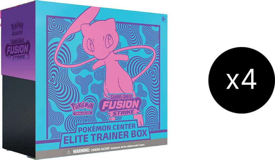 Fusion Strike Pokemon Center Elite Trainer Box Case (Exclusive) card from SWSH08: Fusion Strike