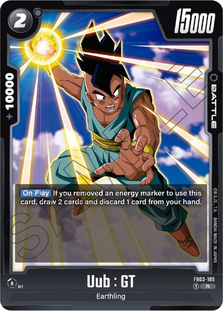 Uub : GT FB03-105 card from Raging Roar