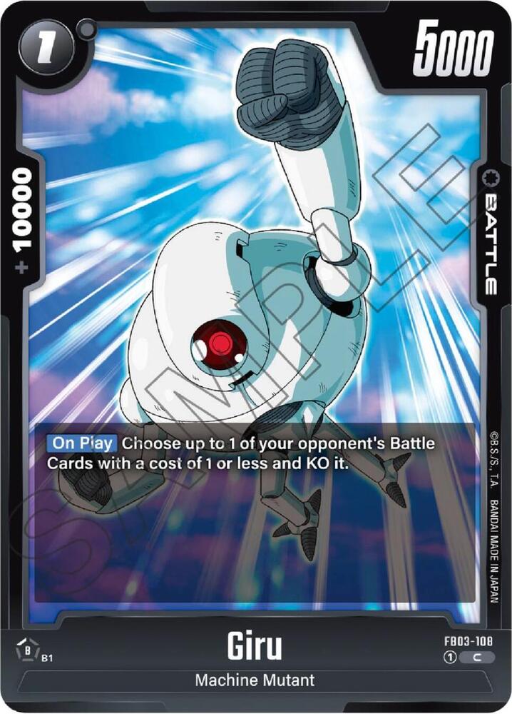 Giru FB03-108 card from Raging Roar