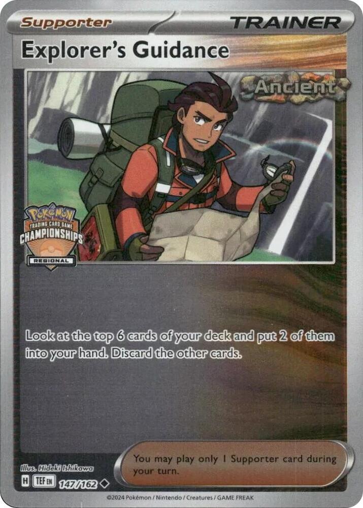 Explorer's Guidance (Regional Championships) 147/162 card from League & Championship Cards