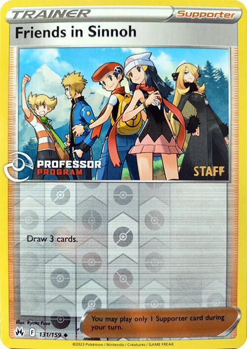 Friends in Sinnoh (2023) [Staff] 131/159 card from Professor Program Promos