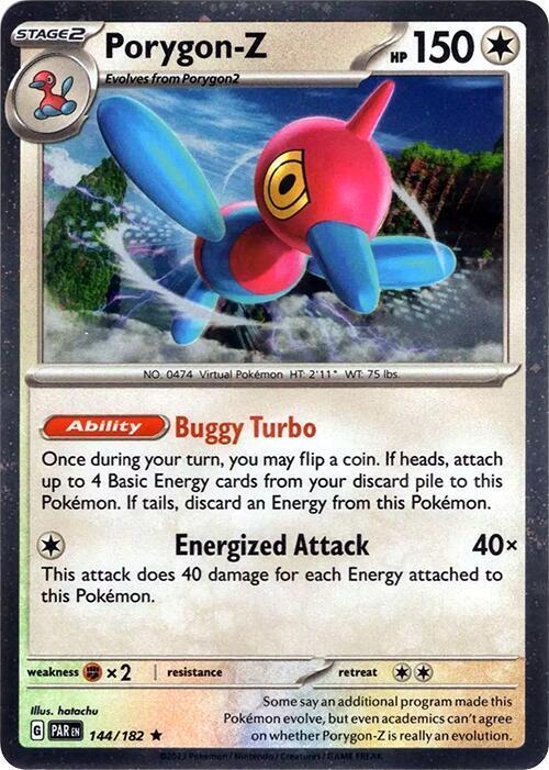 Porygon-Z (Cosmos Holo) 144/182 card from Miscellaneous Cards & Products