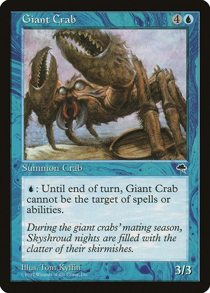 Giant Crab 66 card from Tempest