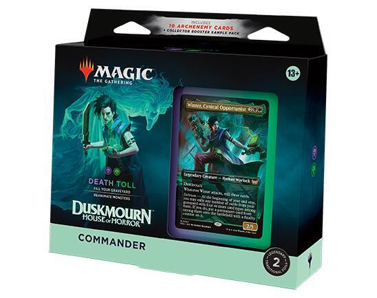 Duskmourn: House of Horror Commander Deck - Death Toll card from Commander: Duskmourn: House of Horror
