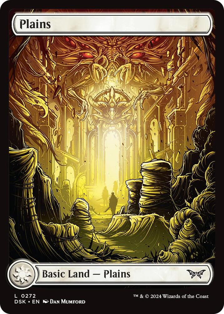 Plains - Full Art 272 card from Duskmourn: House of Horror