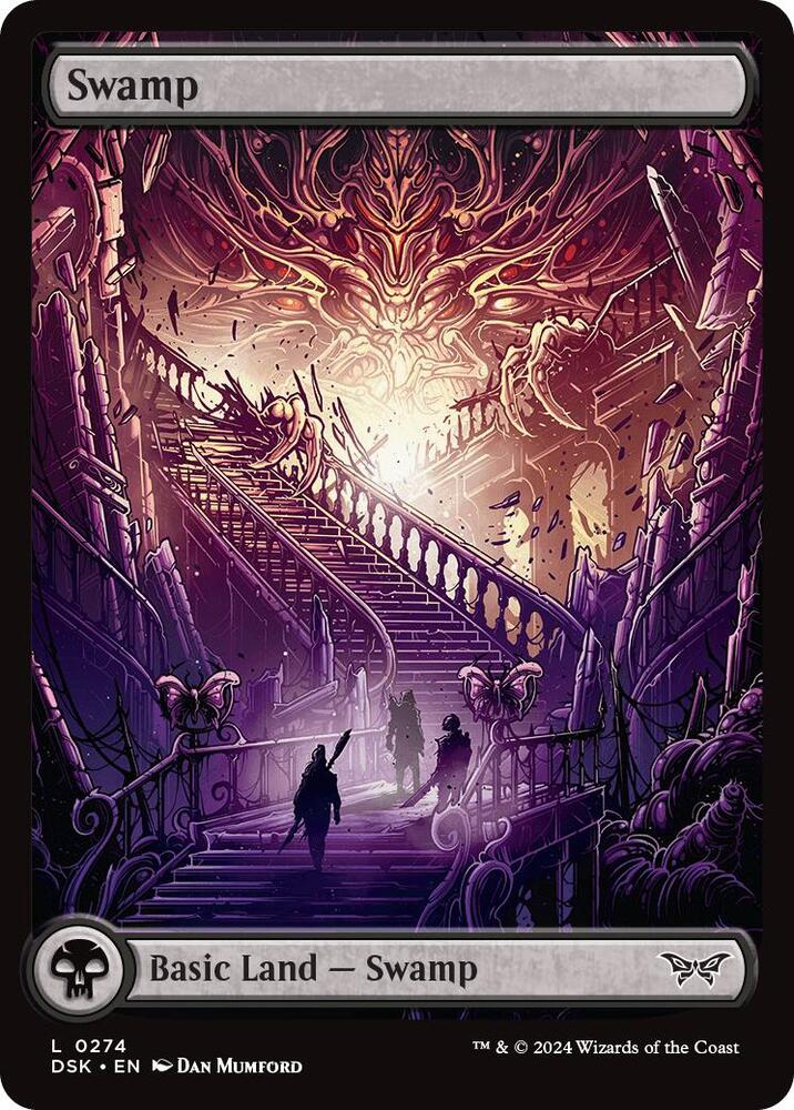 Swamp - Full Art 274 card from Duskmourn: House of Horror