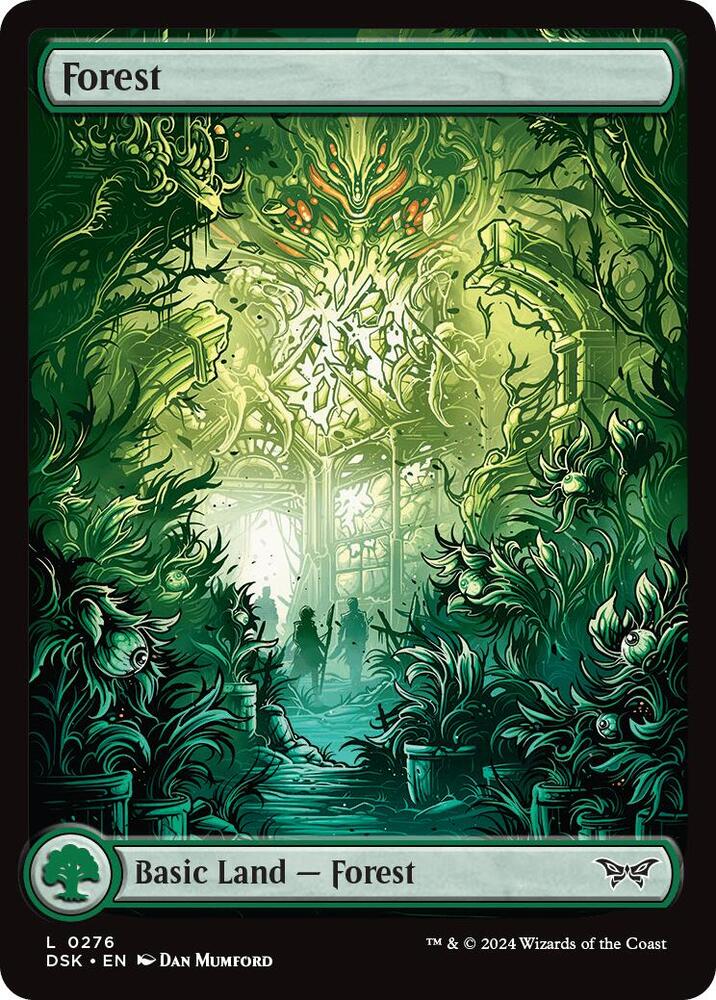 Forest - Full Art 276 card from Duskmourn: House of Horror