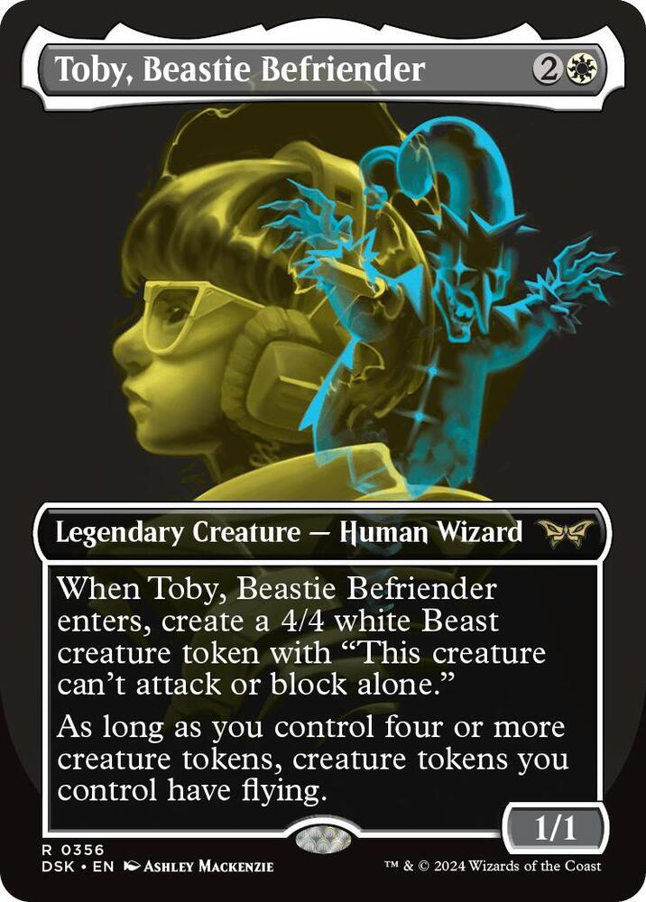 Toby, Beastie Befriender (Showcase) 356 card from Duskmourn: House of Horror