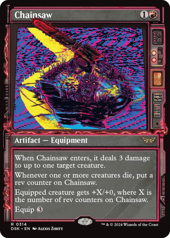 Chainsaw (Showcase) 314 card from Duskmourn: House of Horror