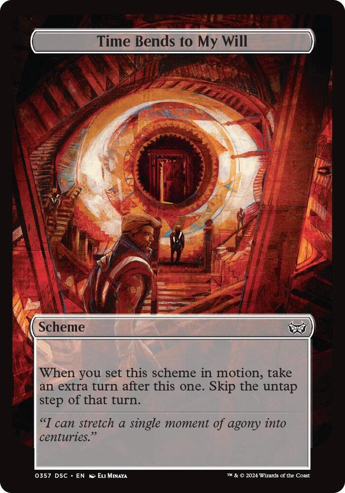Time Bends to My Will (Full Art) 357 card from Archenemy: Duskmourn