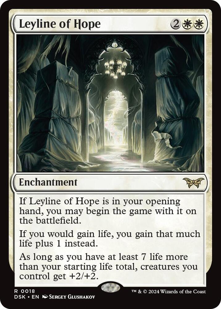 Leyline of Hope 18 card from Duskmourn: House of Horror