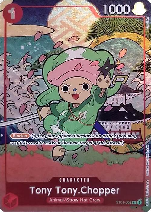 Tony Tony.Chopper (English Version 1st Anniversary Set) ST01-006 card from One Piece Promotion Cards