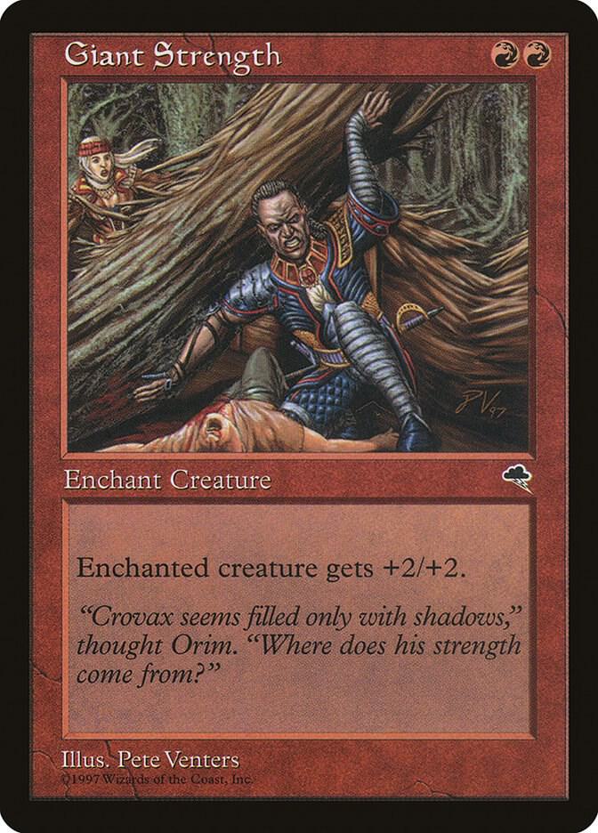 Giant Strength 178 card from Tempest