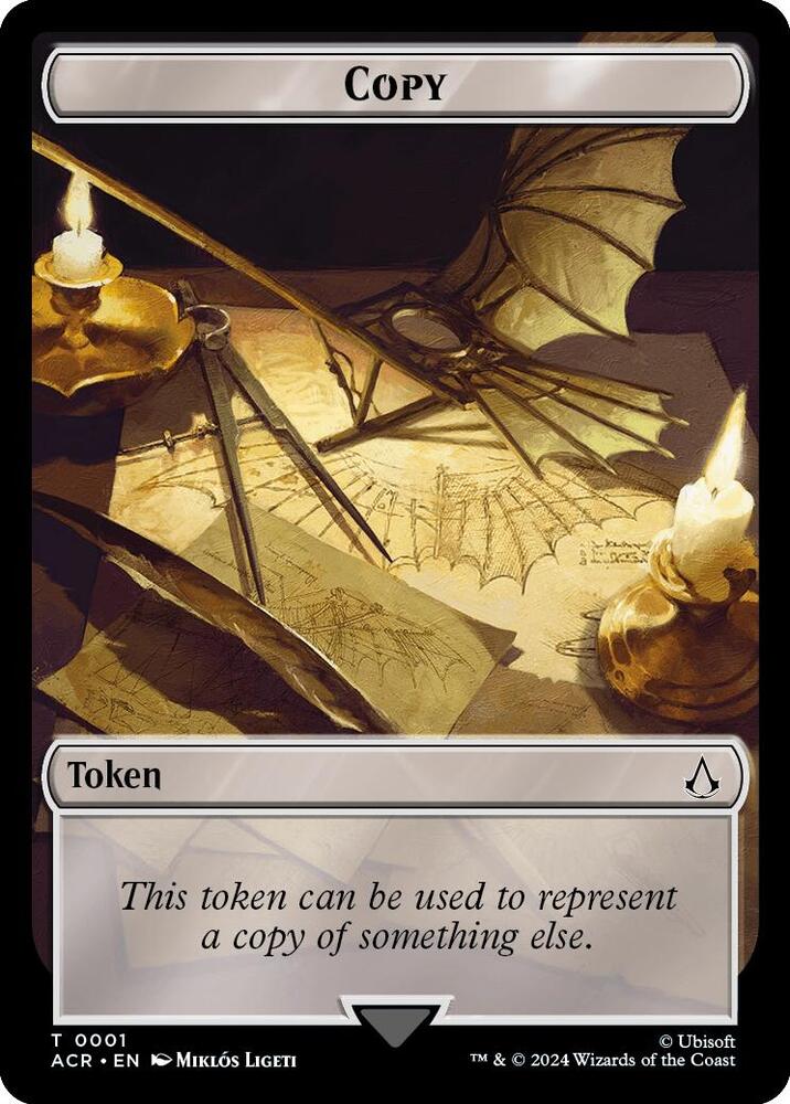 Copy Token 1 card from Universes Beyond: Assassin's Creed