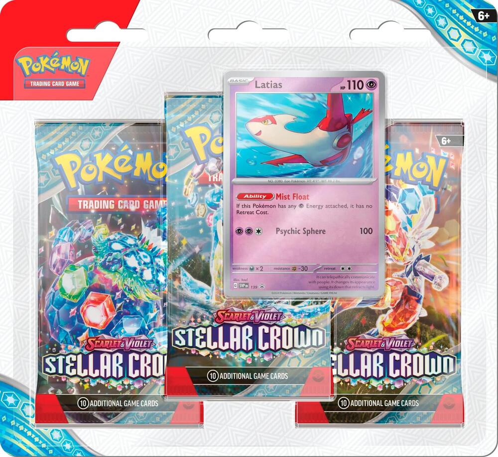 Stellar Crown 3 Pack Blisters [Latias] card from SV07: Stellar Crown