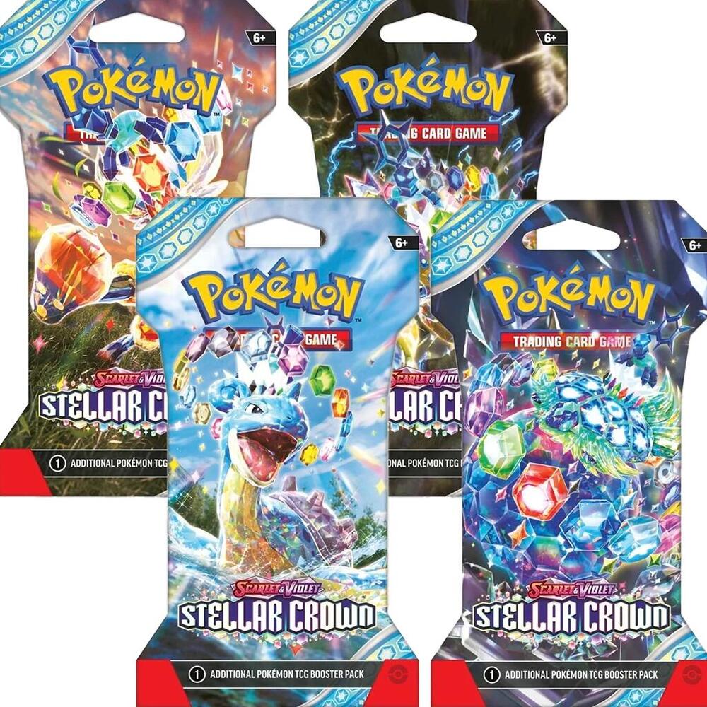 Stellar Crown Sleeved Booster Pack Art Bundle [Set of 4] card from SV07: Stellar Crown