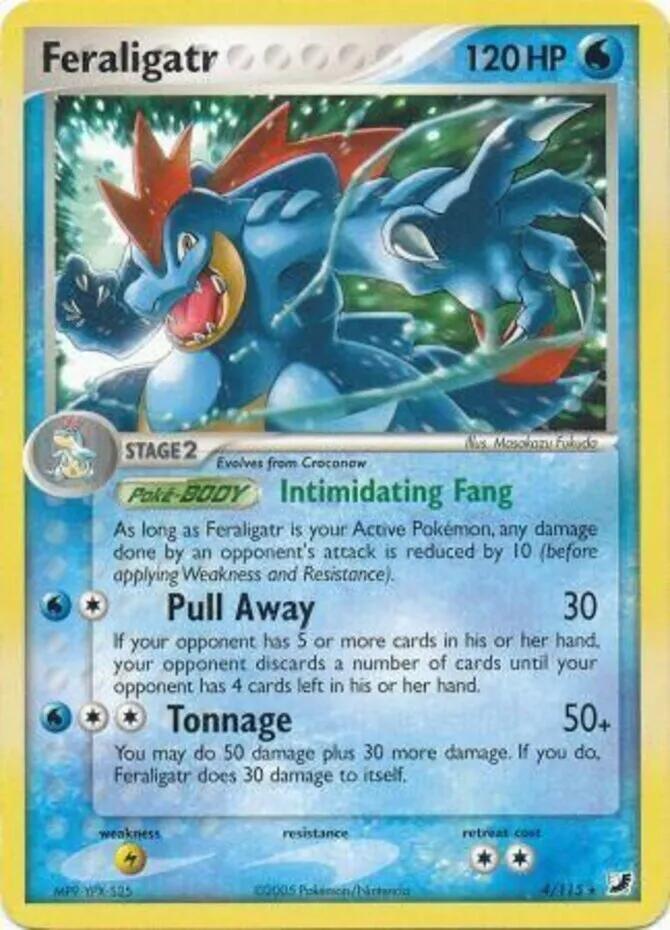 Feraligatr 4/115 card from Deck Exclusives