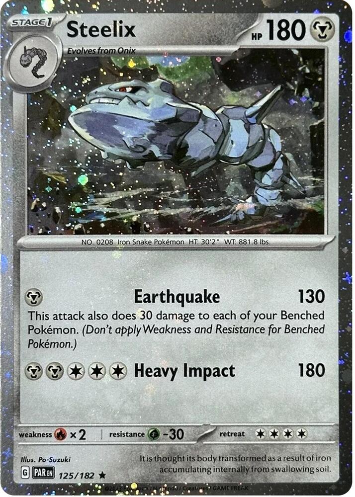 Steelix (Cosmos Holo) 125/182 card from Miscellaneous Cards & Products